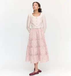 The Ellie Nap Dress in Pink Emma Stripe