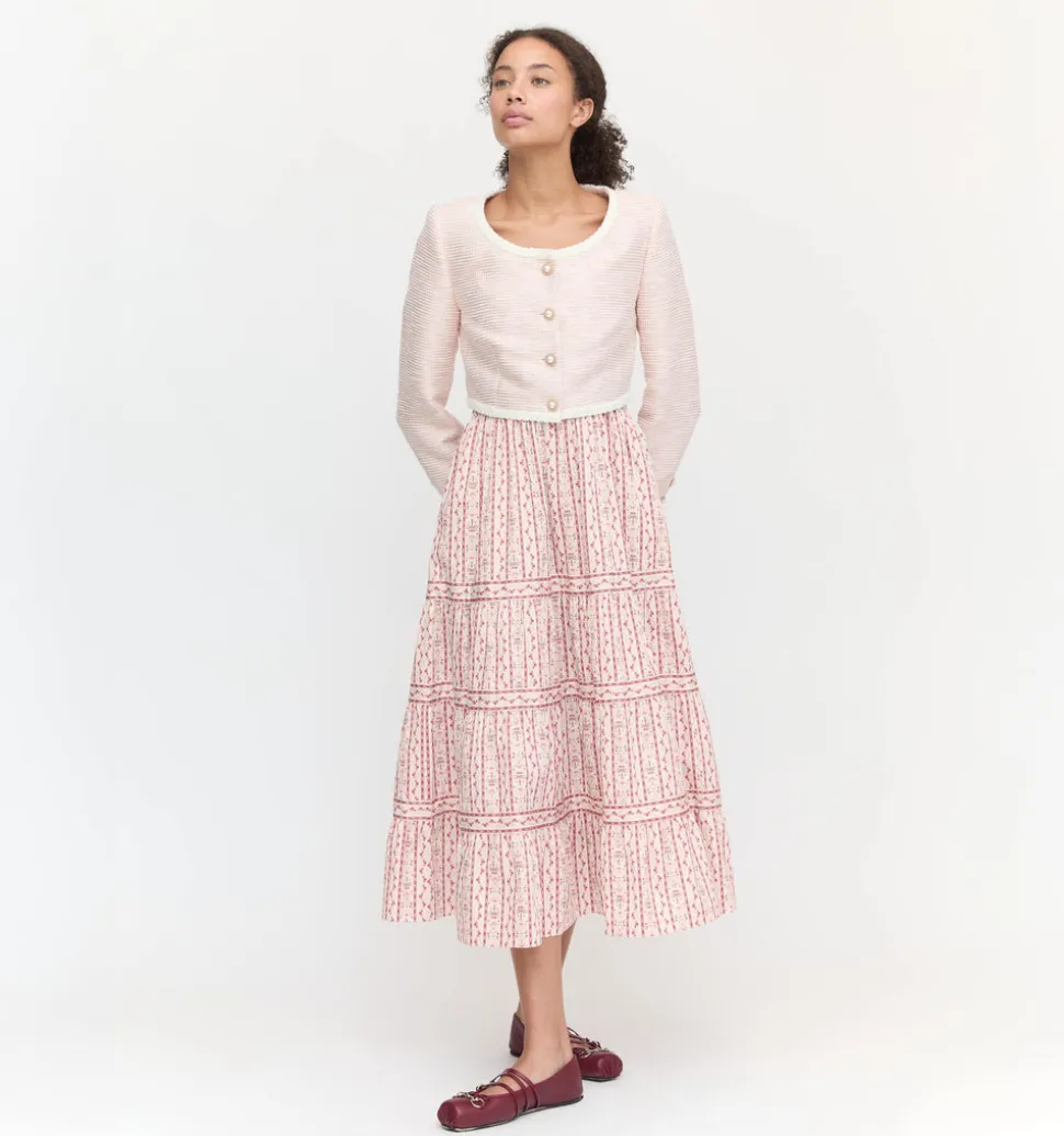The Ellie Nap Dress in Pink Emma Stripe