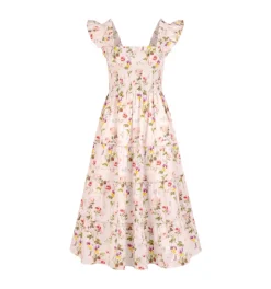 The Ellie Nap Dress in Pink Bluebonnet