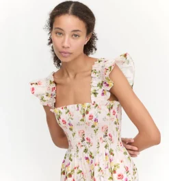 The Ellie Nap Dress in Pink Bluebonnet