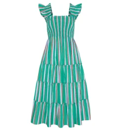 The Ellie Nap Dress in Sunset Stripe