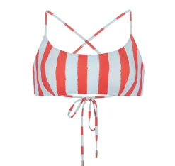 The Fiji Bikini Top in Candy Stripe