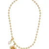 The Flower Meets The Pearl Necklace