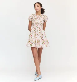 The Gia Mini Nap Dress in Pink Bluebonnet