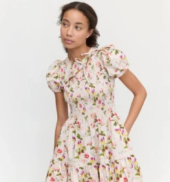 The Gia Mini Nap Dress in Pink Bluebonnet