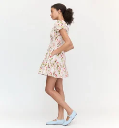 The Gia Mini Nap Dress in Pink Bluebonnet