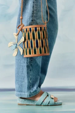 The Grand Tour Collection Cupid Madras in Blue & Green