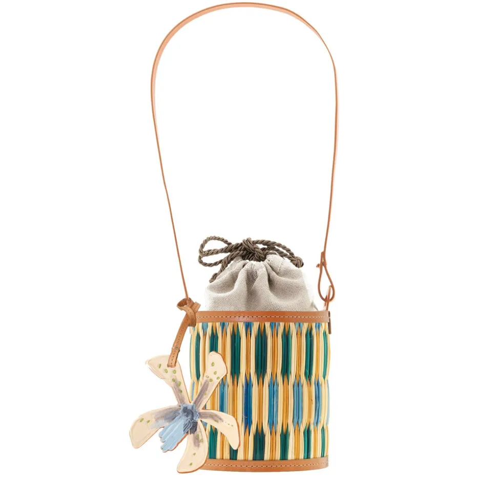 The Grand Tour Collection Cupid Madras in Blue & Green