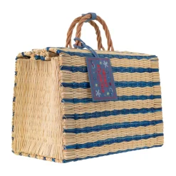 The Grand Tour Collection Beach Basket in Sky
