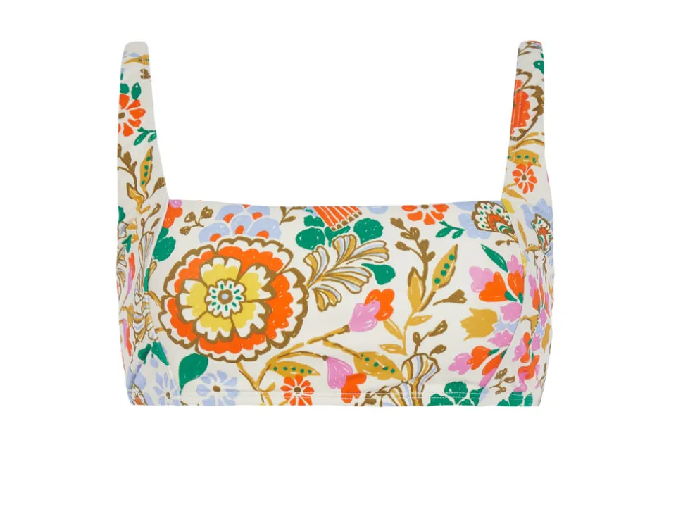 The Havana Bikini Top in Bird Floral