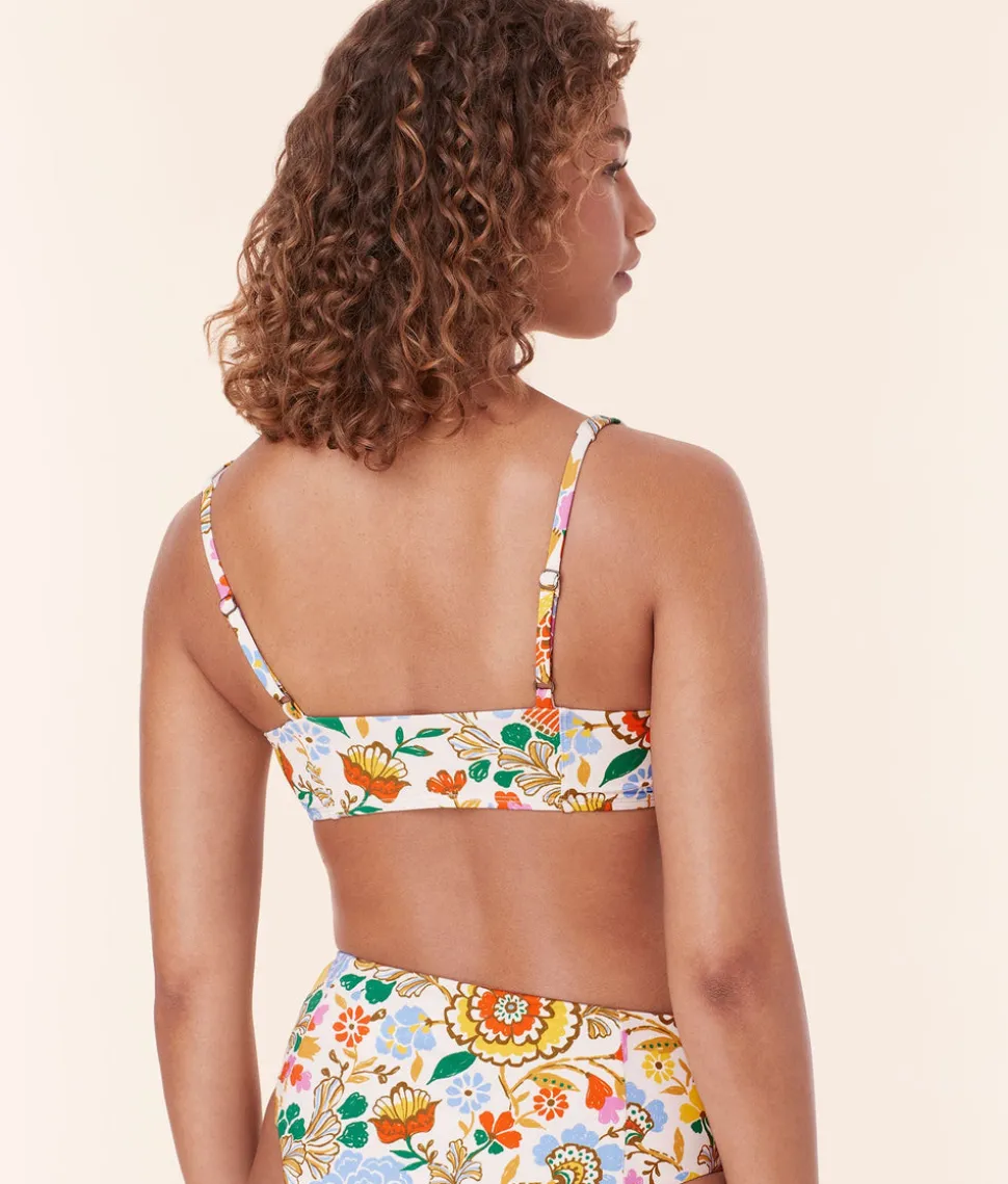 The Havana Bikini Top in Bird Floral
