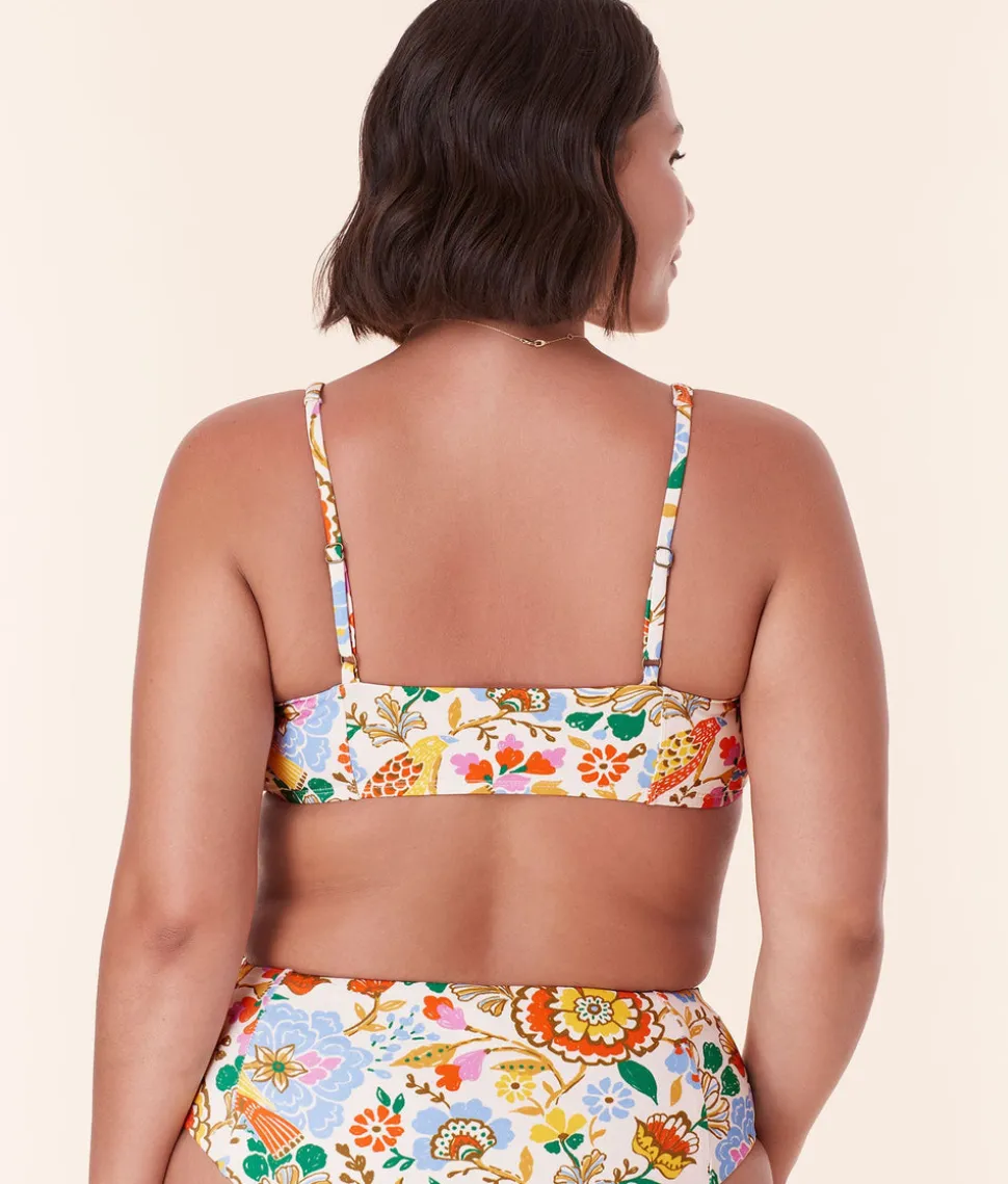 The Havana Bikini Top in Bird Floral