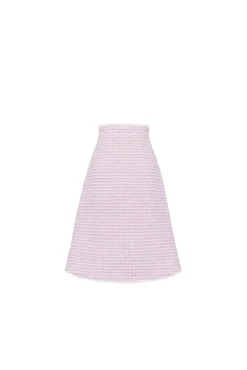 The Hess Skirt in Pink & White