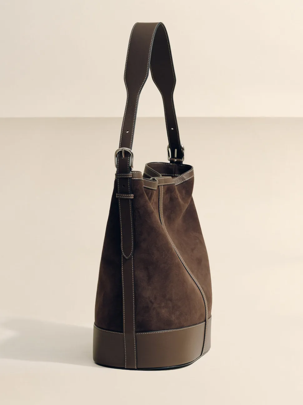 The Hobo in Dark Brown Suede