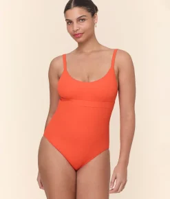 The Honolulu One Piece in Vermillion