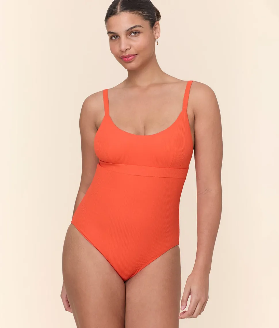 The Honolulu One Piece in Vermillion