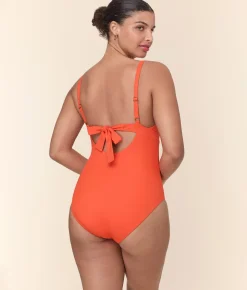 The Honolulu One Piece in Vermillion