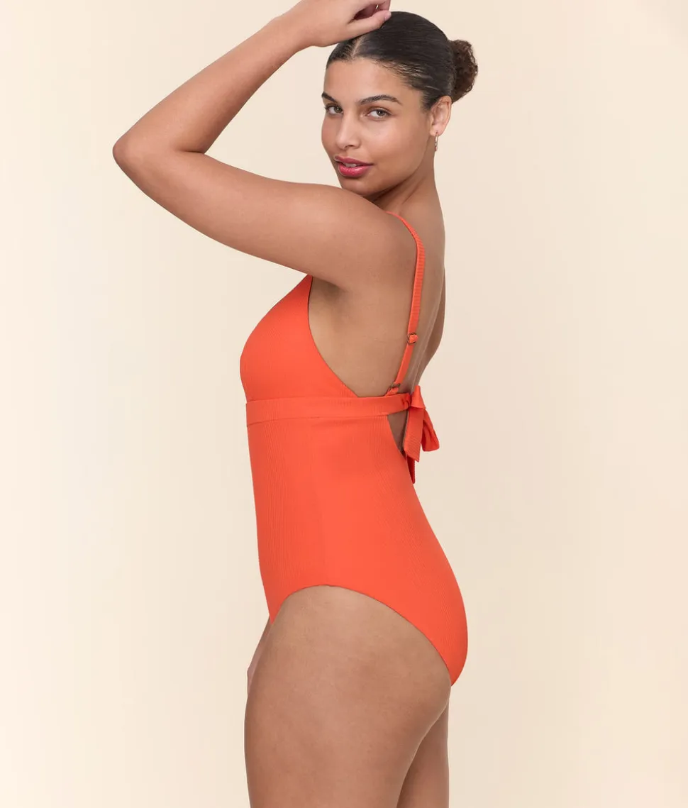 The Honolulu One Piece in Vermillion
