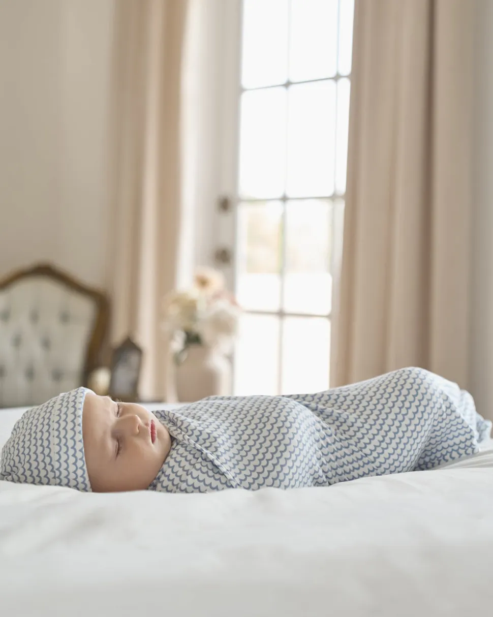 The Hospital Stay Luxe Set in Periwinkle & La Mer