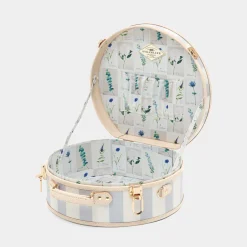 The Illustrator Large Blue Hatbox