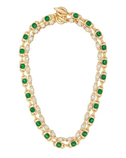 The Jeweled Link Necklace Set