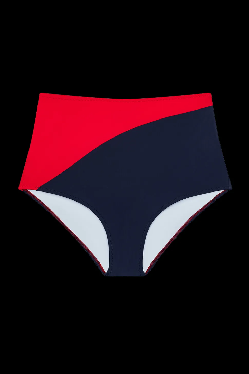 The Josie Bottom in Red & Navy