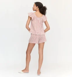 The Josie PJ Set in Pink Emma Stripe
