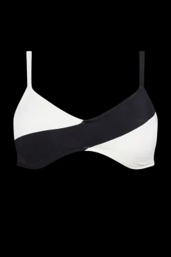 The Josie Top in Black and Ivory