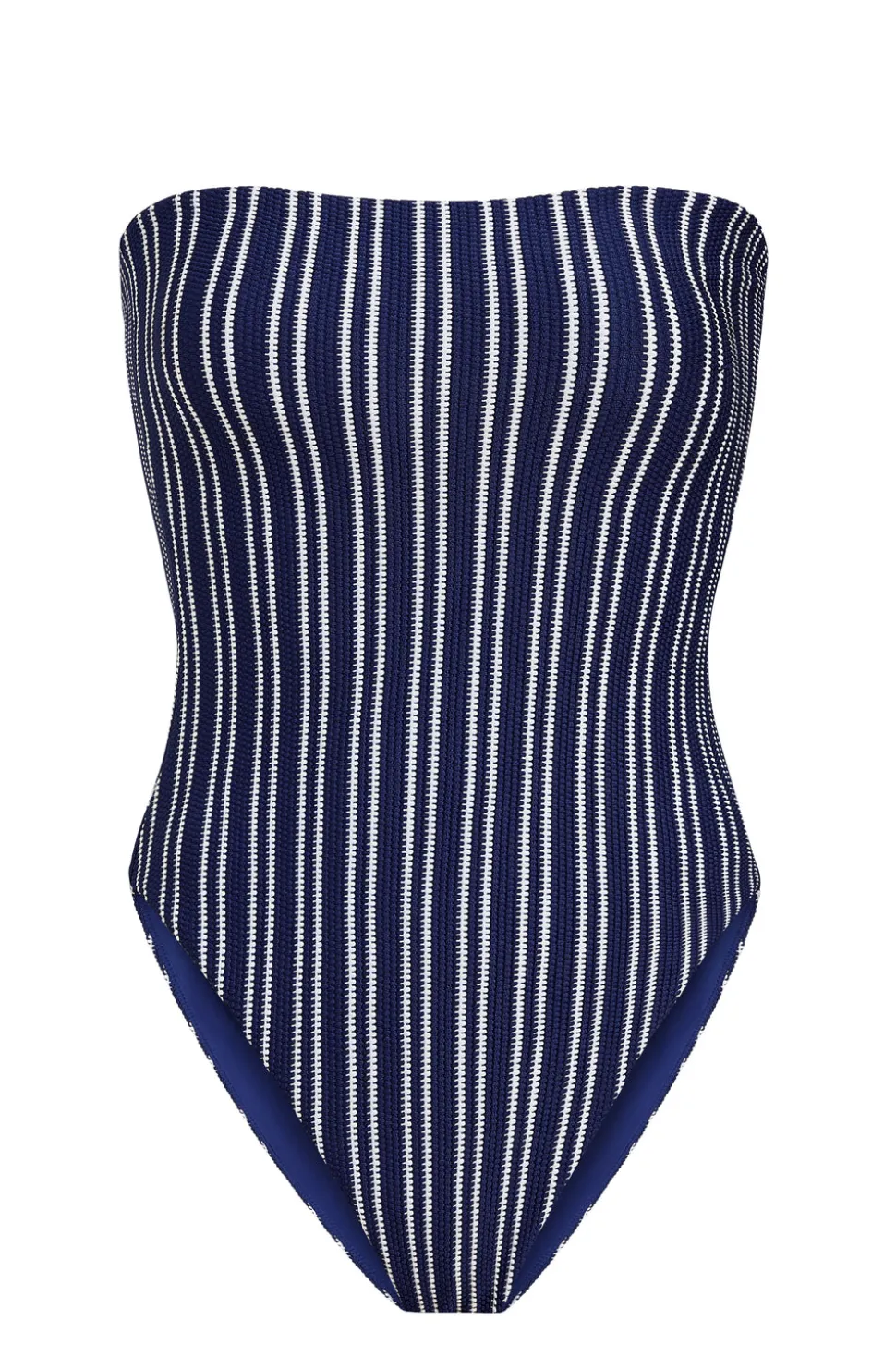 The Kauai One Piece Textured Stripe in Nautical