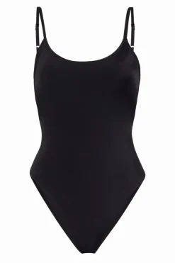 The Laguna One-Piece in Flat Black