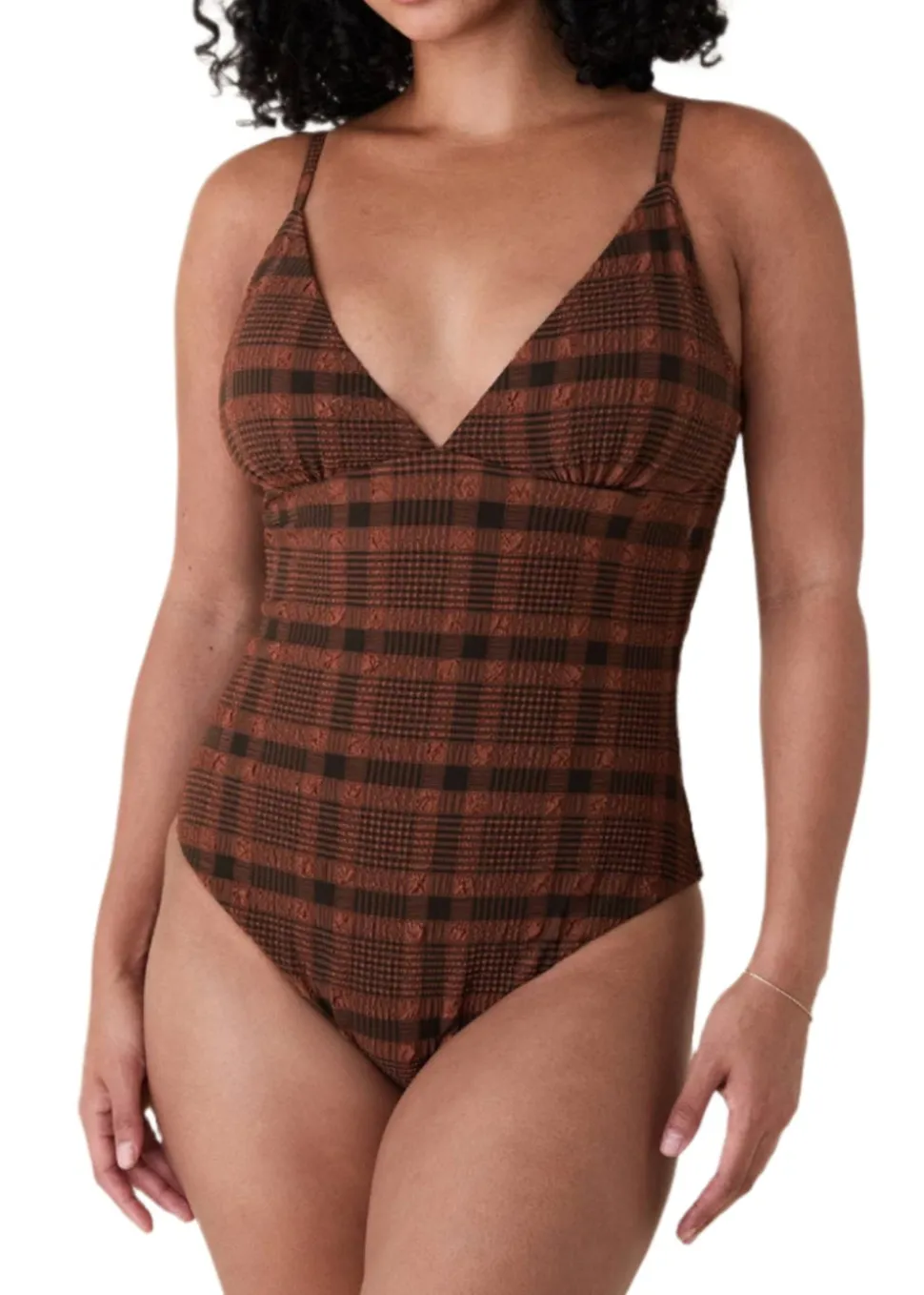 The Lanikai One Piece in Sierra Plaid