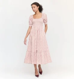 The Louisa Nap Dress in Pink Emma Stripe