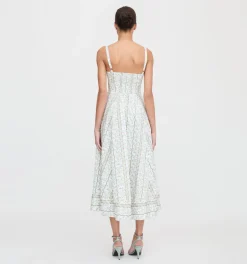 The Margot Dress in Green Provence Floral