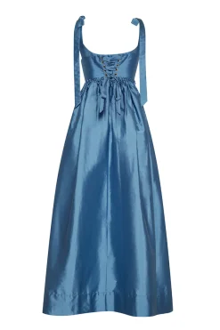 The Marie Dress in Azure Blue