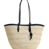 The Medium Basket in Black Natural Fiber