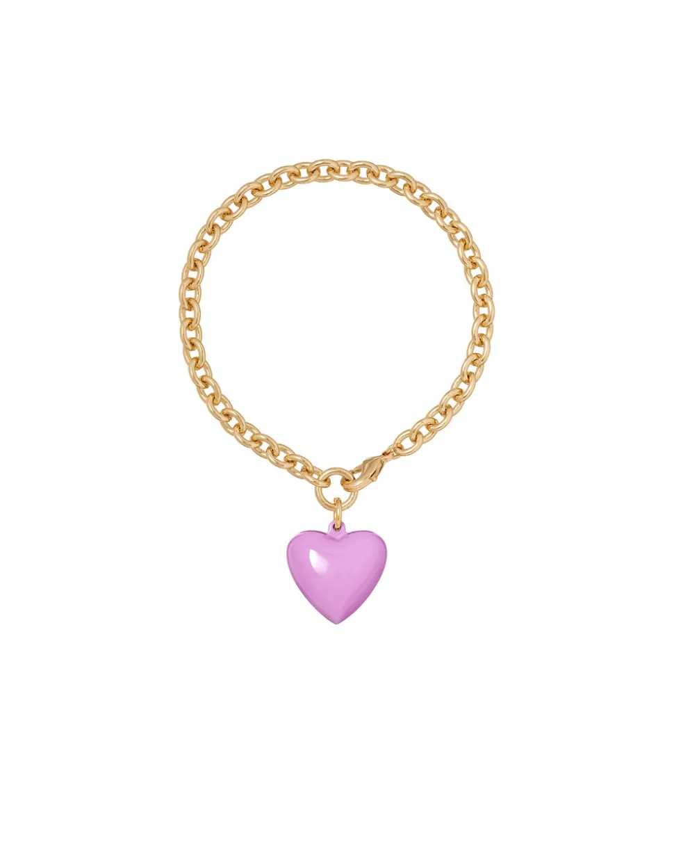 The Mini Puffy Heart Bracelet