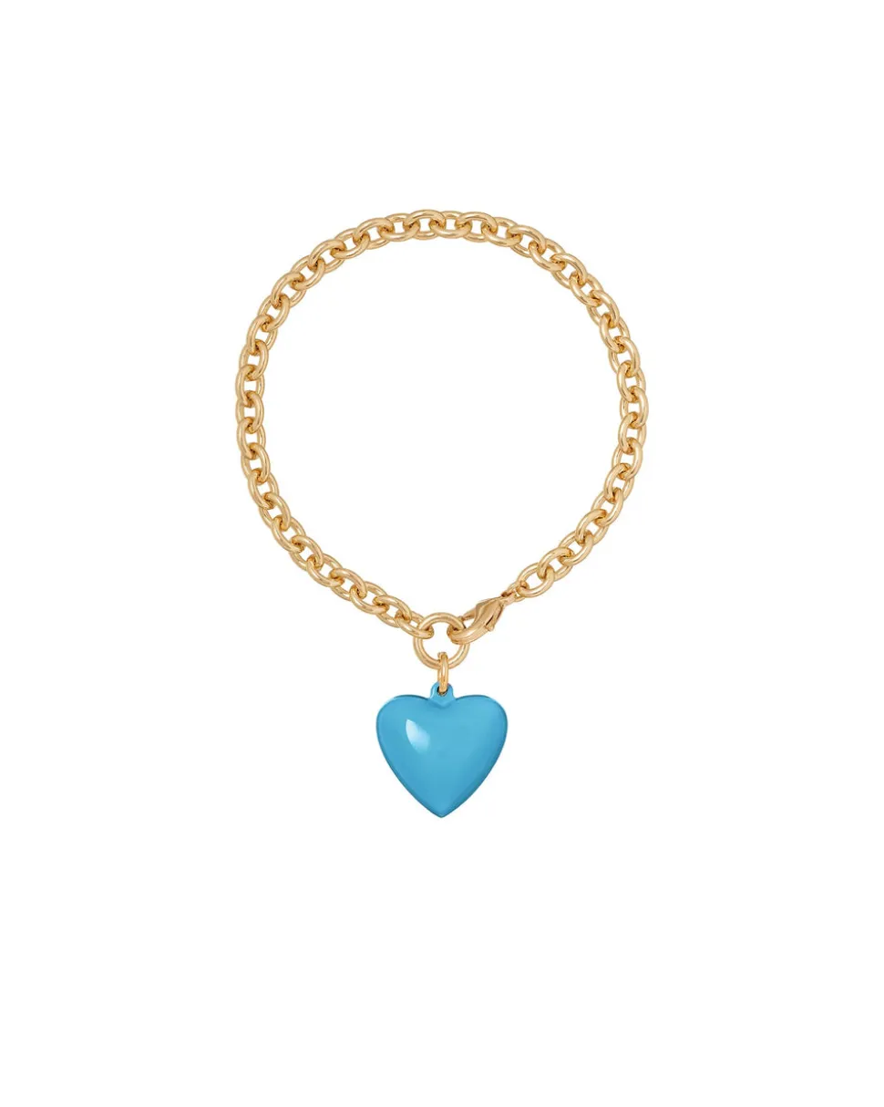 The Mini Puffy Heart Bracelet
