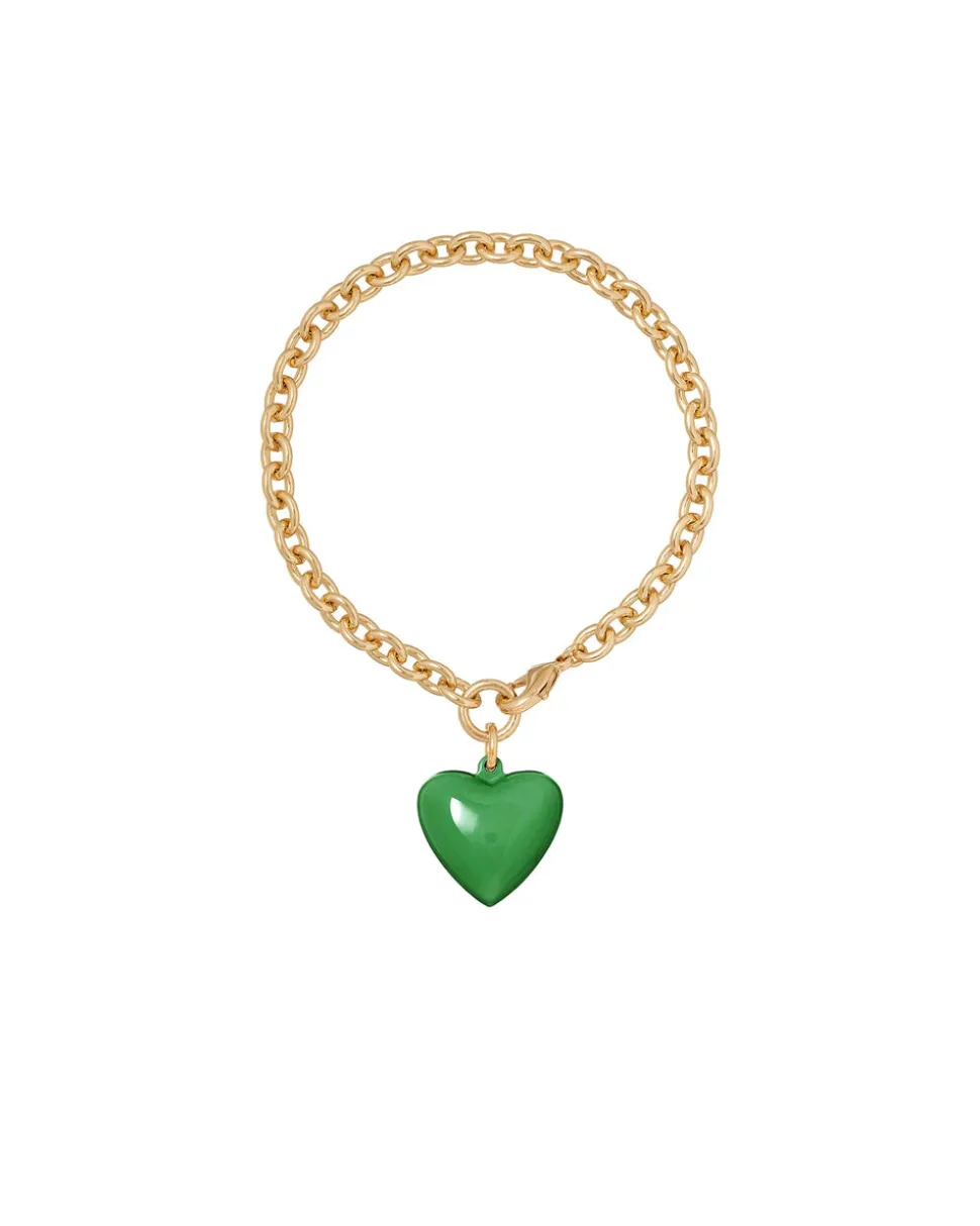 The Mini Puffy Heart Bracelet