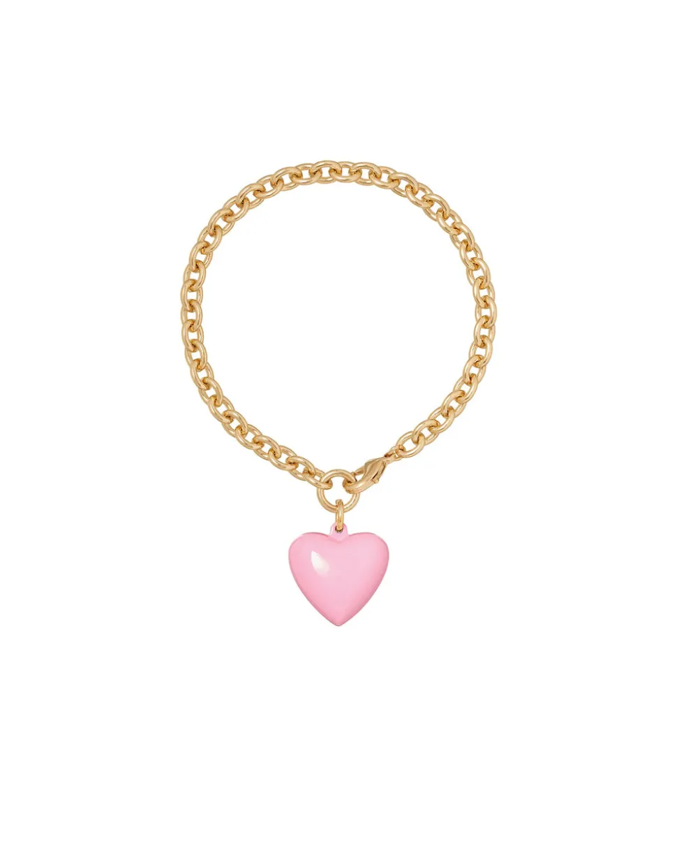 The Mini Puffy Heart Bracelet
