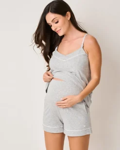 The Must Have Maternity Set in Light Heather Grey