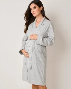 The Must Have Maternity Set in Light Heather Grey