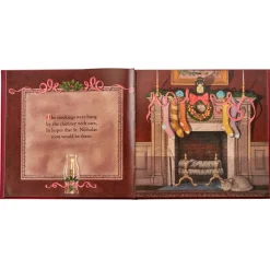 The Night Before Christmas in Bonded Leather
