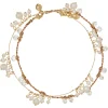 The Pearl Drip Drop Anklet Duo