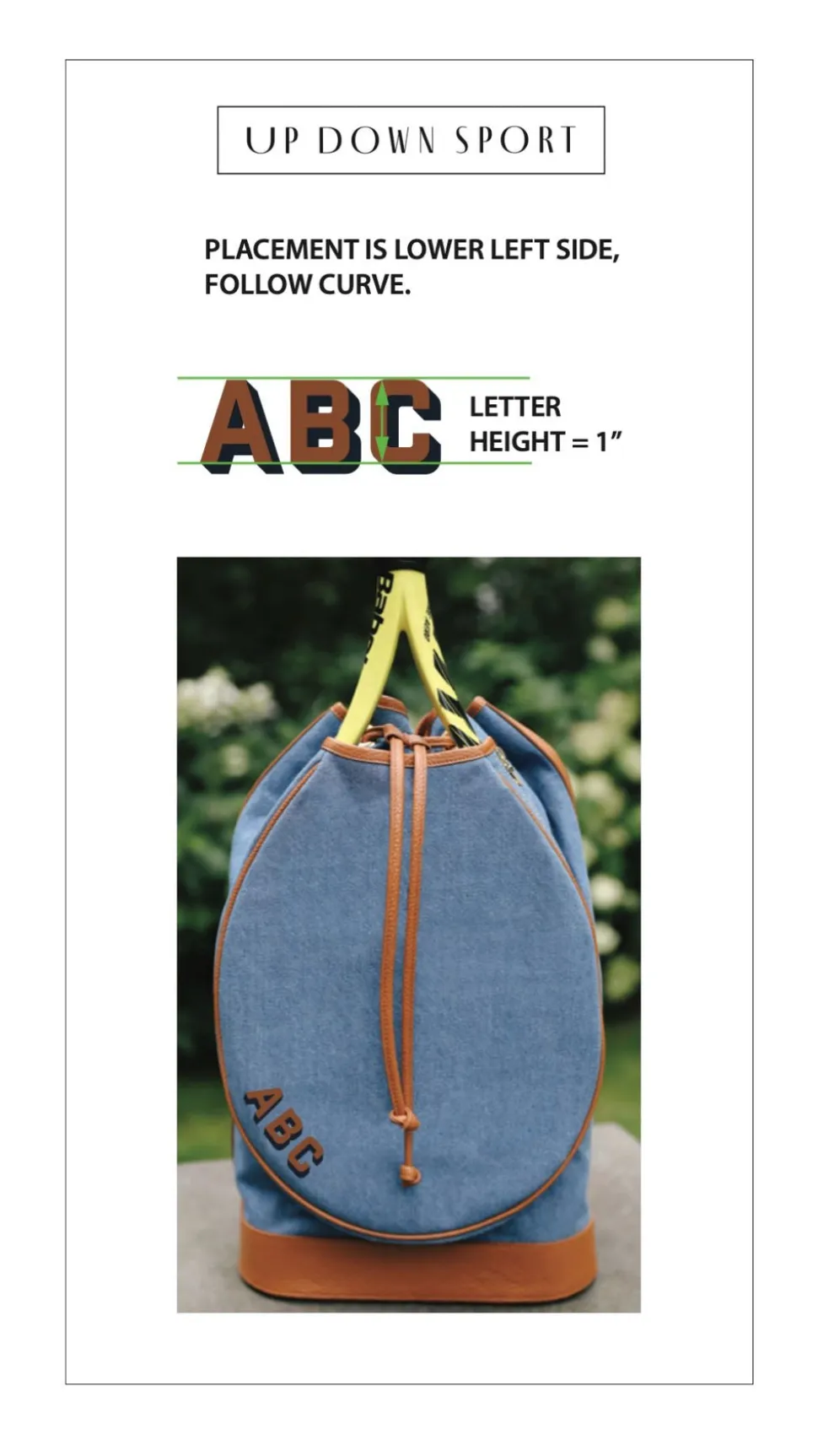 The Personalized Canvas Lily Bag