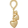 The Puffy Heart Bag Charm in Gold