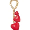 The Puffy Heart Bag Charm in Red