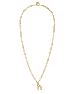 The Puffy Initial Necklace