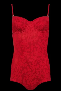 The Regina One-Piece in Red Coral
