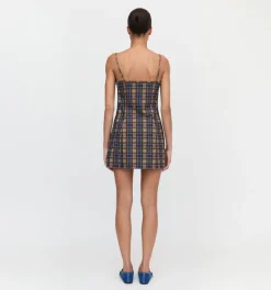 The Rennie Dress in Brown Spencer Plaid