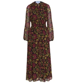 The Rosely Dress in Black Palampore Floral